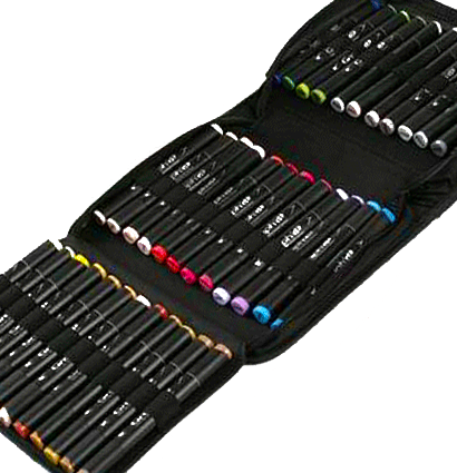 Пенал для 36 маркеров с отделениями Graph'it Marker Box, черный купить в художественном магазине маркеров ArtCraft.Space с доставкой по РФ и СНГ