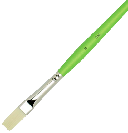 Кисть плоская синтетика Liquitex Freestyle №6 для акрила, гуаши, масла длинная купить в художественном магазине ArtCraft.Space