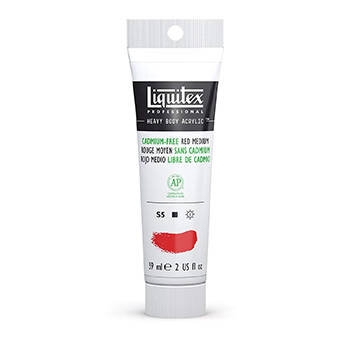Краска акриловая LIQUITEX Heavy Body туба 59мл №894 красный средний,