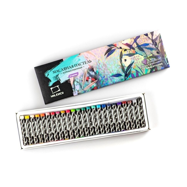 Пастель масляная Малевичъ 24 цвета в картонной упаковке купить в художественном магазине ArtCraft.Space с доставкой по всему миру Пастель масляная Малевичъ 24 цвета в картонной упаковке купить в художественном магазине ArtCraft.Space с доставкой по всему миру