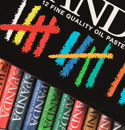 Масляная пастель Panda Oil Pastels Royal Talens в наборе 12 цветов недорого купить в магазине художественных товаров ArtCraft.Space