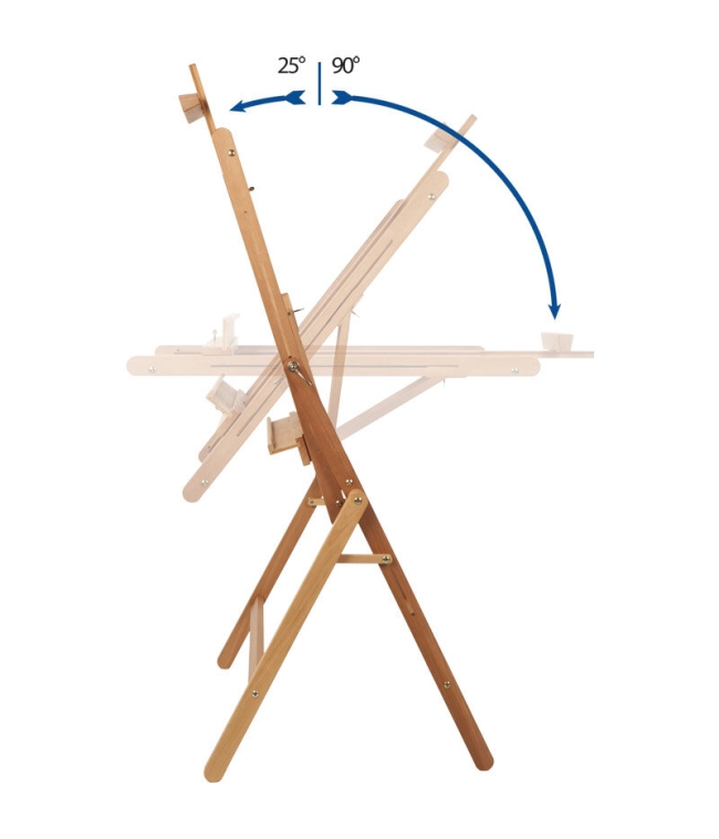 Мольберт студийный Mabef M/33 для масла и акварели профессиональный купить в художественном магазине ArtCraft.Space с доставкой по всему миру