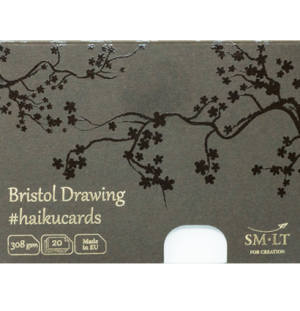 Набор открыток SMLT Art Drawing Bristol Haikucards 14,7x10,6 см 308г/м2 экстрабелые 20шт, Набор открыток SMLT Art Drawing Bristol Haikucards 14,7x10,6 см 308г/м2 экстрабелые 20шт,