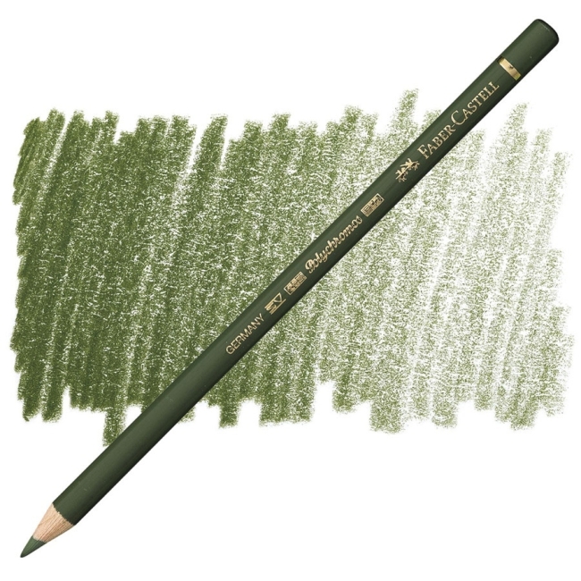 Карандаш художественный Faber-Castell "Polychromos", цвет 174 хром зеленый непрозрачный