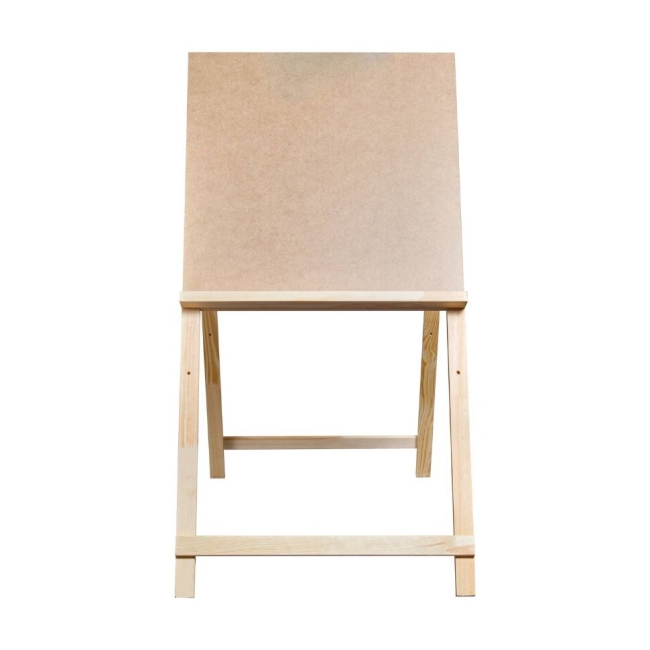 Мольберт хлопушка ученический двусторонний регулируемый из оргалита высота 120 см купить в художественном магазине ArtCraft.Space с доставкой по РФ и СНГ