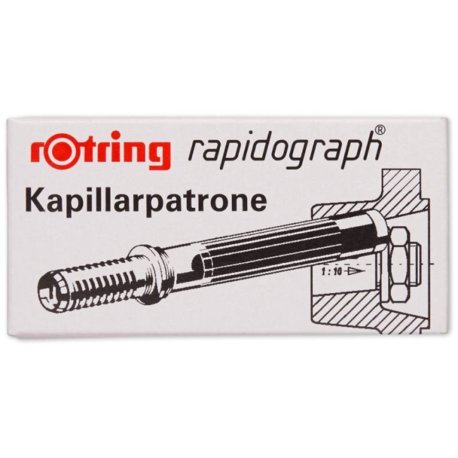 Чернила для рапидографа Rotring Capillary Cartridge черные 3 картриджа купить в магазине ArtCraft.Space Чернила для рапидографа Rotring Capillary Cartridge черные 3 картриджа купить в магазине ArtCraft.Space
