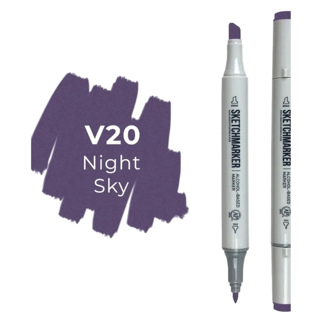 Маркер SKETCHMARKER двухсторонний на спирт.основе цв.V20 Ночное небо