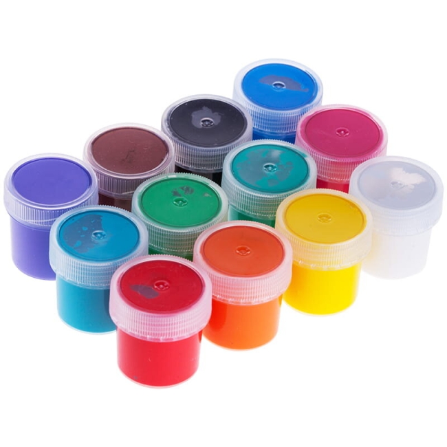 Набор акриловых красок Greenwich Line 12 цветов в банках 20 мл купить в художественном магазине ArtCraft.Space с доставкой по всему миру