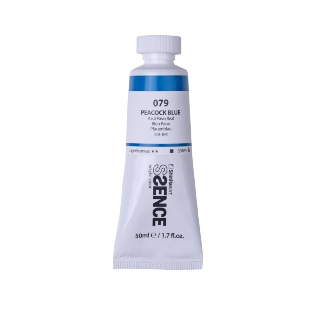 Краска акриловая ShinHan Ssence туба 50мл №79 Синий переливчатый Краска акриловая ShinHan Ssence туба 50мл №79 Синий переливчатый