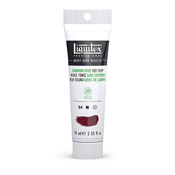 Краска акриловая LIQUITEX Heavy Body туба 59мл №895 красный темный,