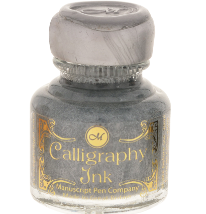 Чернила для каллиграфии Manuscript Calligraphy Gift Ink 30 мл серебряные купить в магазине ArtCraft.Space с доставкой