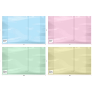 Обложка 270*420 для учебников Петерсон/Моро ч.1,3/Гейдман/Кап. солнца/Плешаков, ArtSpace, цветная, с закладкой, ПЭ200мкм, ШК