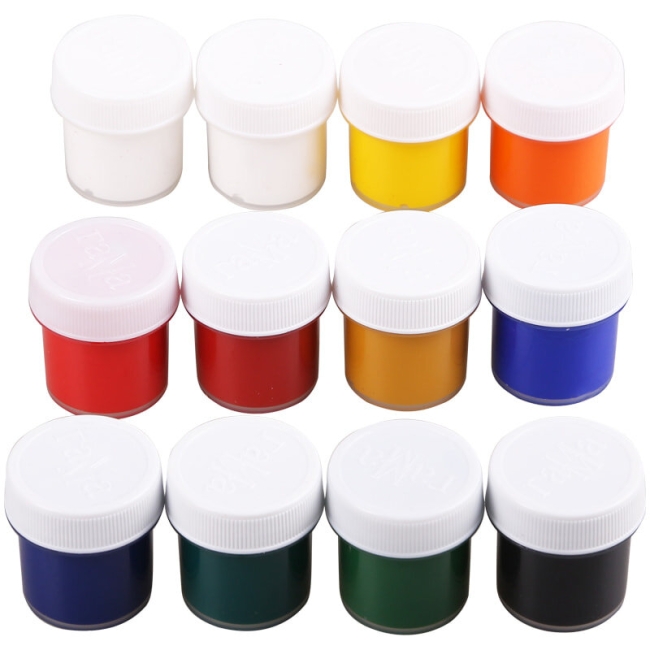 Набор акриловых красок Гамма "Лицей" 12 цветов в банках 20 мл купить в художественном магазине ArtCraft.Space с доставкой по всему миру Набор акриловых красок Гамма "Лицей" 12 цветов в банках 20 мл купить в художественном магазине ArtCraft.Space с доставкой по всему миру