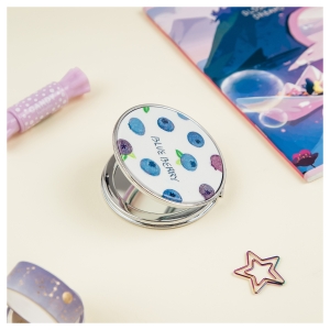 Зеркальце карманное складное MESHU "Blueberry"