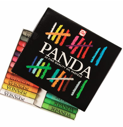 Масляная пастель Panda Oil Pastels Royal Talens в наборе 24 цвета купить в магазине для художников и рисования ArtCraft.Space