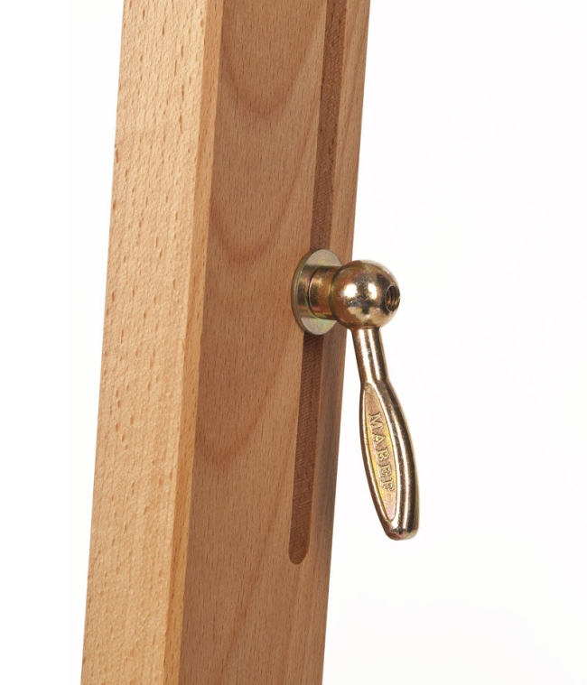 Мольберт студийный Mabef M/09 с полкой и фиксацией от складывания базовый купить в художественном магазине ArtCraft.Space с доставкой по всему миру