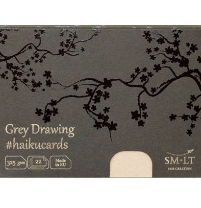 Набор открыток SMLT Grey Drawing #Haikucards для иллюстраций А6 / 22 штуки / 325 гм купить в магазине ArtCraft.Space с доставкой по всему миру