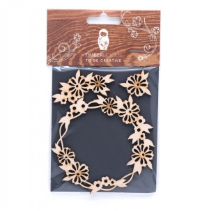 Набор заготовок для декорирования Flowers2 фанера 10х14см,