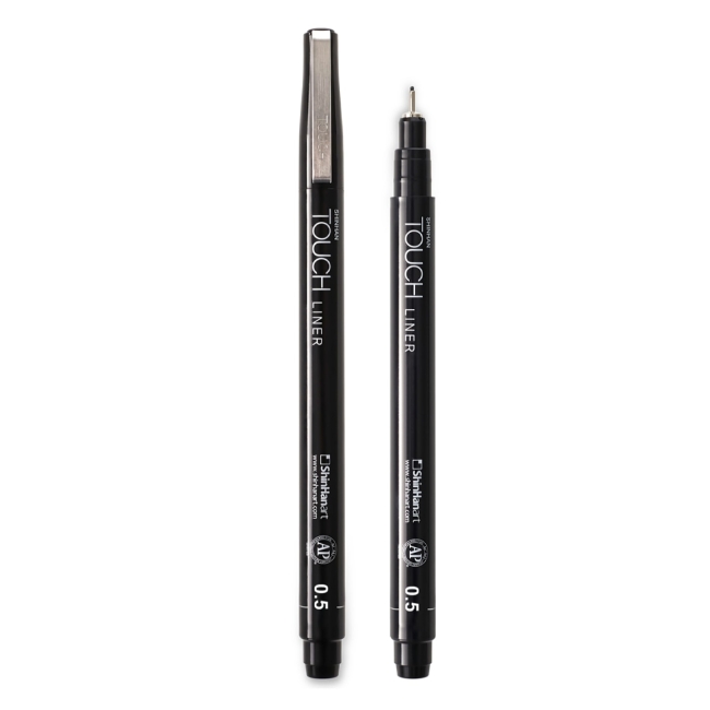 Ручка капиллярная  TOUCH Liner 0,5мм черный