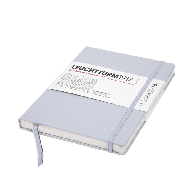 Блокнот Leuchtturm1917 Natural Colors A5 (14.5x21см) 125л в линейку твердая обложка, цвет:  Серый светлый