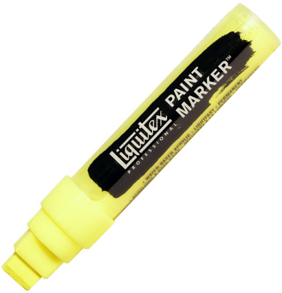 Маркер акриловый Liquitex Paint Marker широкий 15 мм 981 жёлтый флуоресцентный купить в ArtCraft.Space