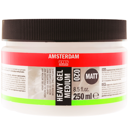 Гелевый медиум для акрила Amsterdam Heavy Gel Medium Matt 020 прочный матовый в банке 250 мл купить в художественном магазине ArtCraft.Space с доставкой по РФ и СНГ