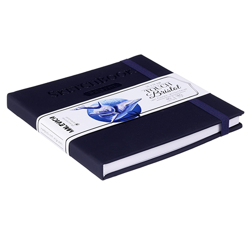 Скетчбук для маркеров и графики Bristol Touch Малевичъ индиго 14х14 см / 40 листов / 180 гм купить в магазине ArtCraft.Space с доставкой