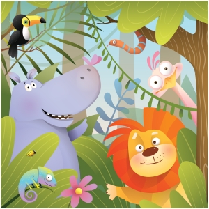 Пазл 64 эл. ТРИ СОВЫ "Веселая Африка" Пазл 64 эл. ТРИ СОВЫ "Веселая Африка"