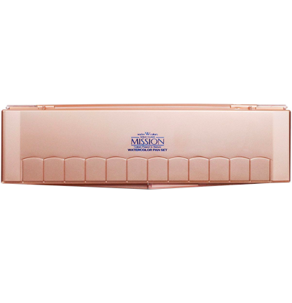 Набор акварельных красок Mijello Mission Gold Pan Watercolor 24 цвета в кюветах в кейсе купить в художественном магазине ArtCraft.Space с доставкой по РФ и СНГ
