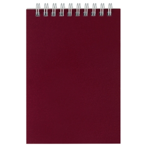 Блокнот А6 60л. на гребне BG "Для конференций", бордо