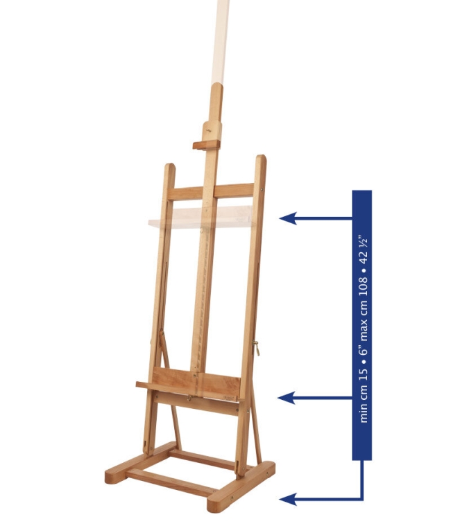 Мольберт Mabef M/10 студийный базовый устойчивый из древесины бука купить в художественном магазине ArtCraft.Space с доставкой по всему миру