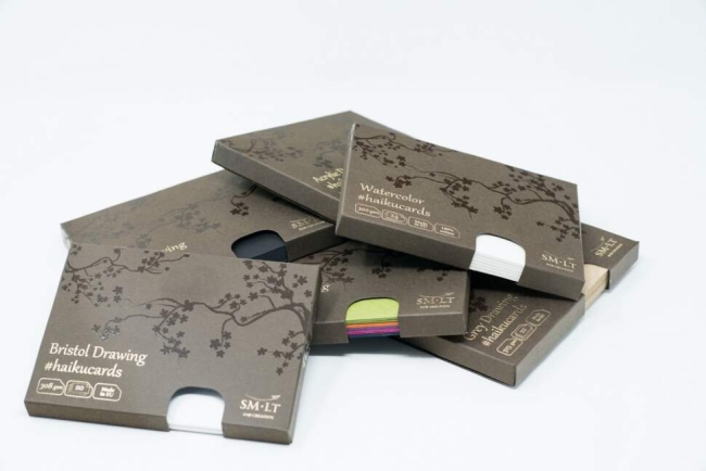 Набор чёрных открыток SMLT Black #Haikucards для иллюстраций А6 / 24 штуки / 300 гм купить в магазине ArtCraft.Space с доставкой