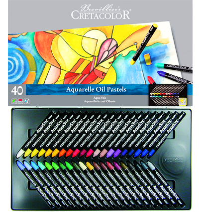 Пастель акварельная Cretacolor Aqua Stic водорастворимая набор 40 цветов в пенале купить в магазине ArtCraft.Space с доставкой по всему миру