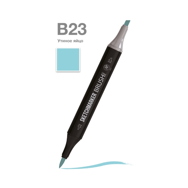 Маркер SKETCHMARKER Brush двухсторонний на спирт.основе цв.B23 Утиное яйцо