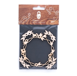 Набор заготовок для декорирования Flowers3 фанера 10х14см,