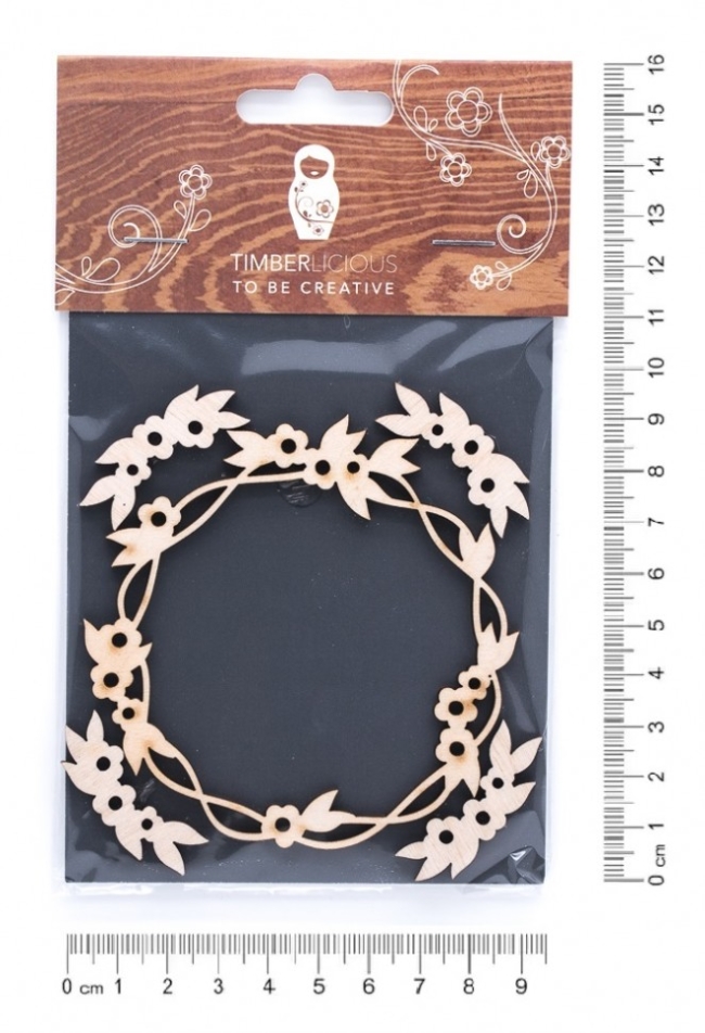 Набор заготовок для декорирования Flowers3 фанера 10х14см,