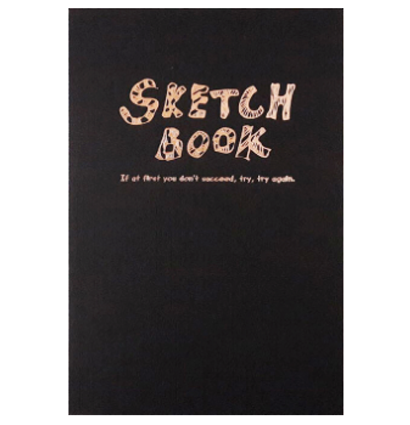 Купить скетчбук для рисования в интернет-магазине Kraft Sketch Book с белой плотной бумагой и крафтовой обложкой.