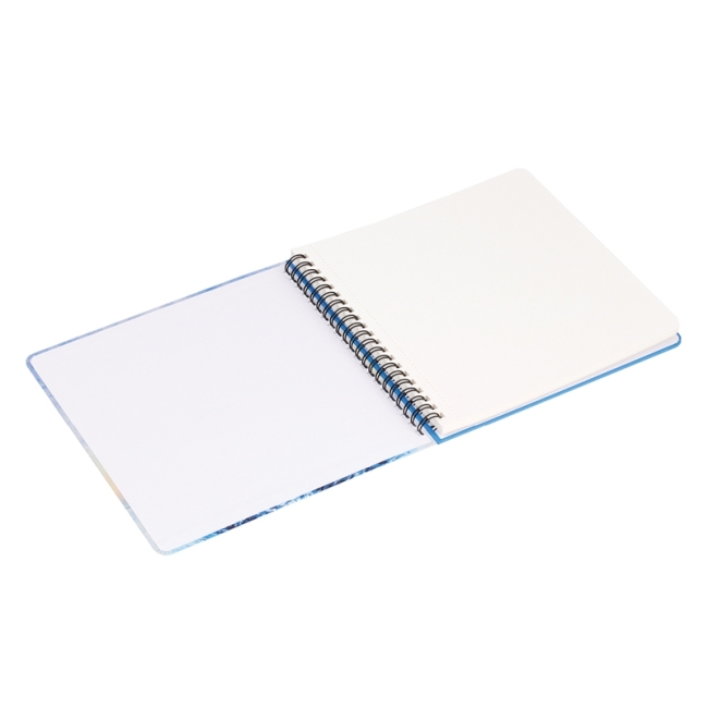 Скетчбук для акварели 20л., 190*190 Greenwich Line "Navy ships", на гребне, 200г/м2