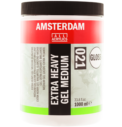 Гелевый медиум для акрила Amsterdam Extra Heavy Gel Medium Gloss 021 прочный глянцевый в банке 1000 мл купить в художественном магазине ArtCraft.Space с доставкой по РФ и СНГ