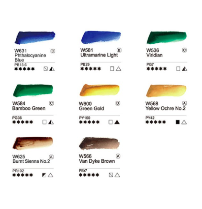 Набор акварельных красок Mijello Mission Gold Pure Pigment Watercolor 17 цветов в тубах 15 мл  купить в художественном магазине ArtCraft.Space с доставкой по РФ и СНГ