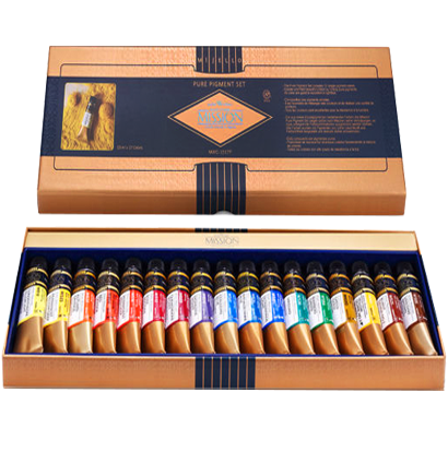 Набор акварельных красок Mijello Mission Gold Pure Pigment Watercolor 17 цветов в тубах 15 мл  купить в художественном магазине ArtCraft.Space с доставкой по РФ и СНГ
