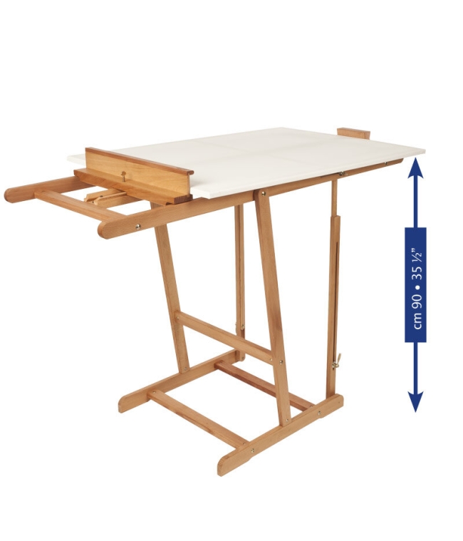 Мольберт-трансформер Mabef M/08 студийный из бука с поворотным механизмом купить в художественном магазине ArtCraft.Space с доставкой по РФ И СНГ