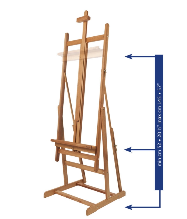 Мольберт-трансформер Mabef M/08 студийный из бука с поворотным механизмом купить в художественном магазине ArtCraft.Space с доставкой по РФ И СНГ