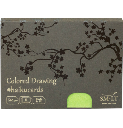 Набор открыток SMLT Art Mix Haikucards 630г/м2 14,7x10,6 см 5цв 11шт,