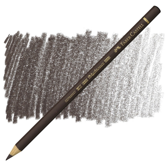 Карандаш художественный Faber-Castell "Polychromos", цвет 177 ореховый