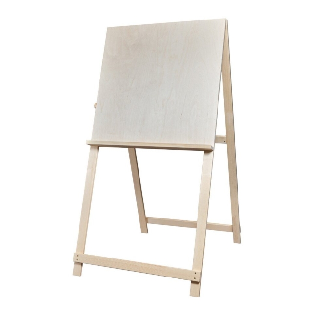 Мольберт хлопушка "Ученический" деревянный односторонний Туюкан с высотой 120 см купить в художественном магазине ArtCraft.Space с доставкой по РФ и СНГ