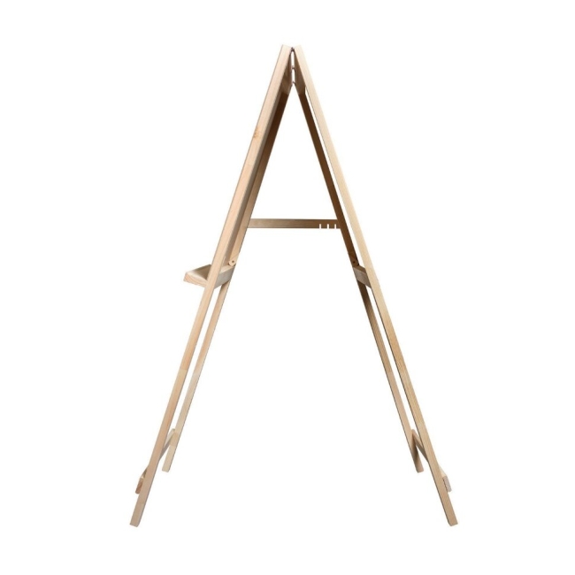 Мольберт хлопушка "Ученический" деревянный односторонний Туюкан с высотой 120 см купить в художественном магазине ArtCraft.Space с доставкой по РФ и СНГ