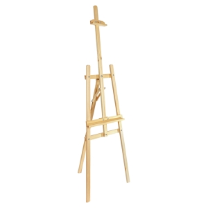 Мольберт напольный Лира с бегунком Гамма "Хобби", 54*58*170см, сосна