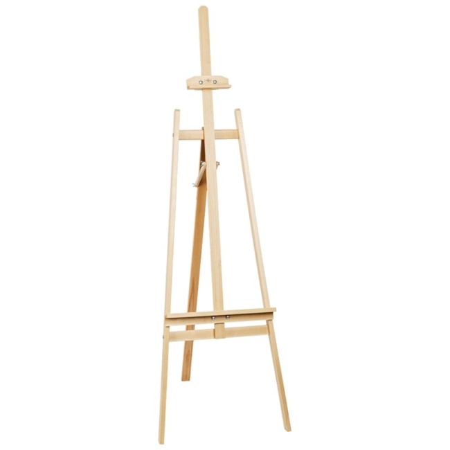 Мольберт напольный Лира с бегунком Гамма "Хобби", 54*58*170см, сосна Мольберт напольный Лира с бегунком Гамма "Хобби", 54*58*170см, сосна