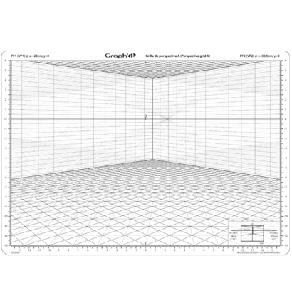 Сетка-перспектива Graph'It A для упрощения построения рисунка прозрачная купить в художественном магазине ArtCraft.Space с доставкой по РФ и СНГ